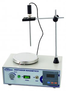 Agitador Magnetico Com Aquecimento - 2 Litros - 220v Hj3