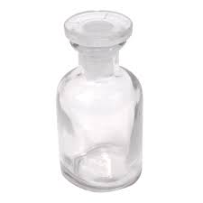 Frasco Reagente com rolha de vidro boca estreita - 1000 ml - cod 1401-1000