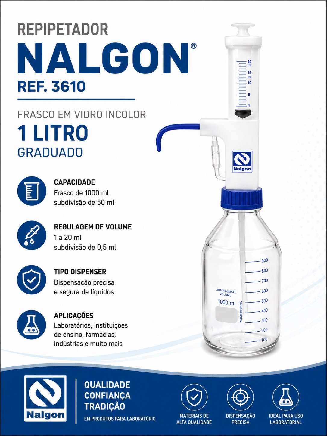 repipetador vidro incolor 3610 nalgon folder gpt