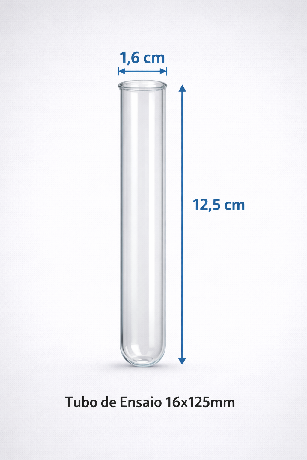 tubo 16x125 com medida