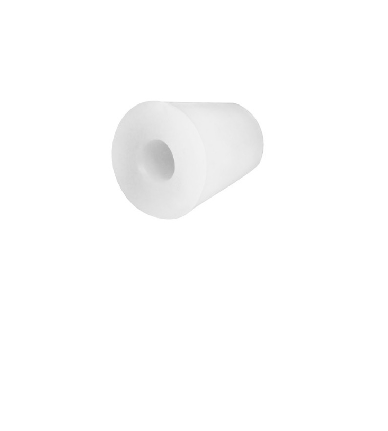 rolha silicone furo